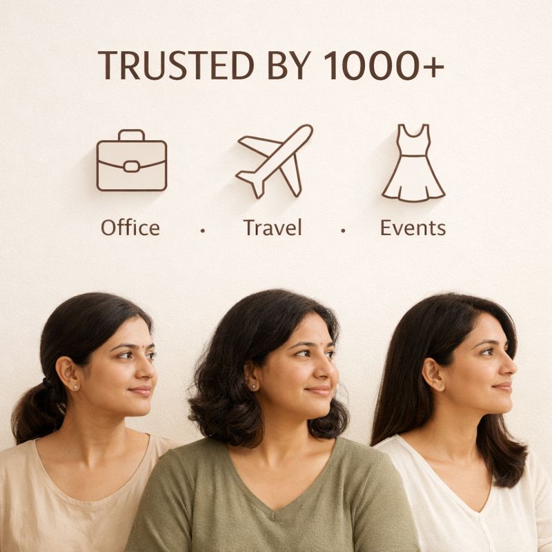 Instant Grey Hair Cover Stick – Quick Touch-Up for Natural Black Hair